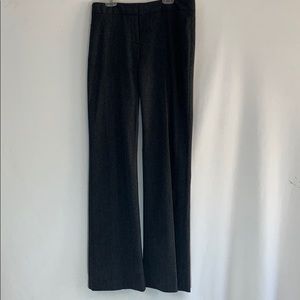 Tahari Charcoal-Gray Straight Leg Pants in 6.